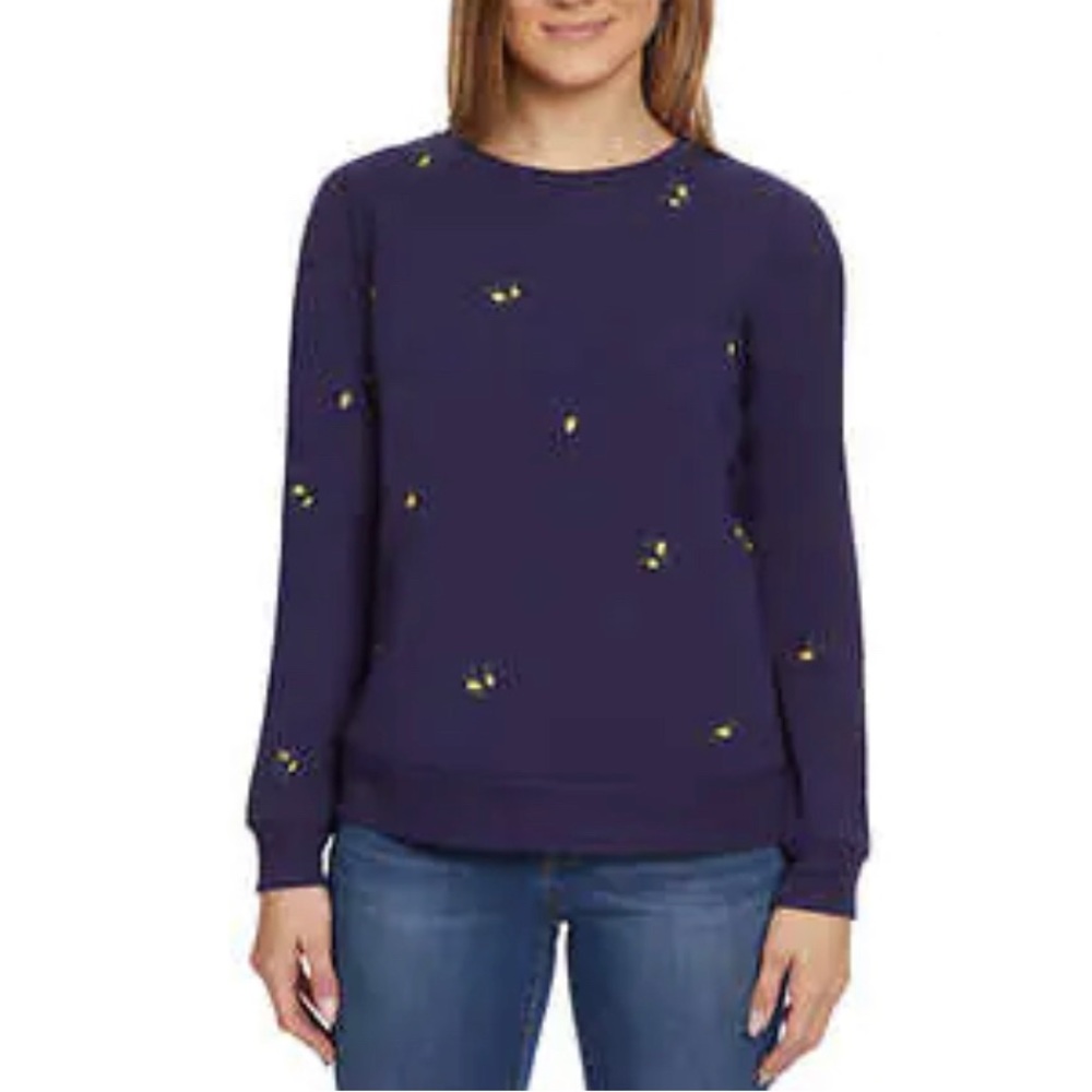 🎉 HP ⭐️Firm Price ⭐️New with tags Large patterned Gloria Vanderbilt Crewneck